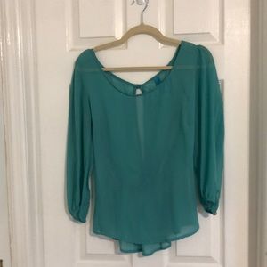 Teal Blouse